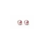 Rose Pearl Stud Earrings
