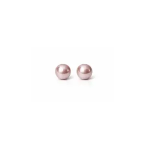Rose Pearl Stud Earrings