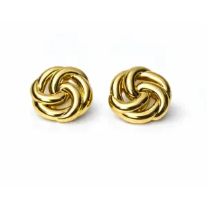 Twisted Knot Stud Earrings