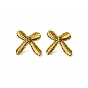 Butterfly Bow Drop Earrings