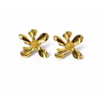 Oversized Floral Stud Earrings