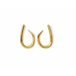 Open Curve Hoop Earrings