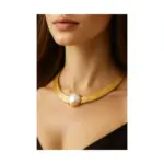 Bold Pearl Hasli Choker Necklace