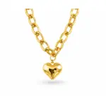 Chunky Heart Chain Necklace