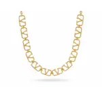Geometric Bow Chunky Chain Necklace