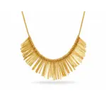 Sunburst Snake Chain Necklace
