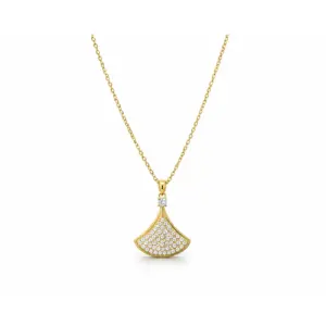 CZ Flair Pendant Necklace