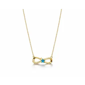 Infinity Star Pendant Necklace
