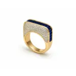 Royal Sapphire Baguette Band Ring