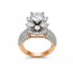 Elara Grande Pave Band Ring