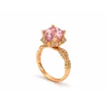 Rose Pink Sapphire Ring