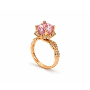 Rose Pink Sapphire Ring